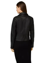 Leather Racer Jacket Women USA