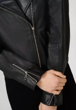 Leather Racer Jacket Women