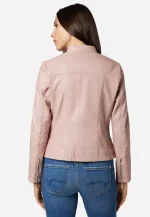 Pink Leather Jacket Women USA