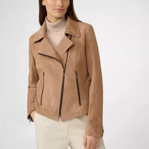 Women Brown Suede Jacket