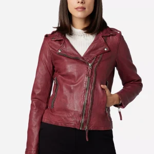 Oxblood Leather Jacket
