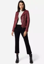 Oxblood Leather Jacket US