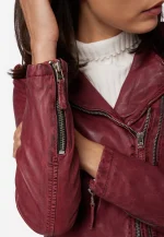 Oxblood Leather Jacket United States