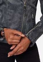 Womens Studded Leather Jacket