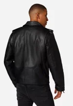 Biker Black Leather Jacket United States