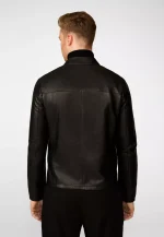 Black Lambskin Leather Jacket USA