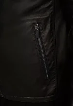 Black Lambskin Leather Jacket
