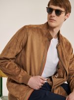 Brown Suede Motorcycle Jacket