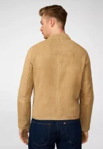 Mens Tan Leather Jacket USA