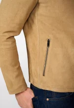Mens Tan Leather Jacket