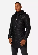 Parka Leather Jacket