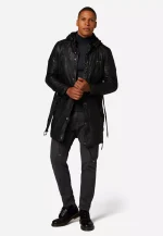 Parka Leather Jacket US