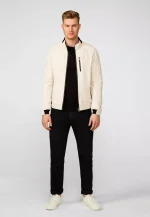 White Lambskin Leather Jacket USA