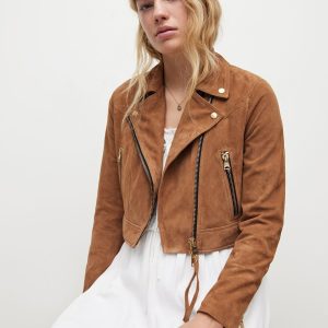 Suede Cropped Jacket