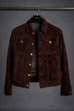 Brown Suede Trucker Jacket United States