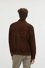 Chocolate Brown Suede Jacket USA