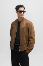 Cognac Suede Jacket
