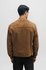 Cognac Suede Jacket USA