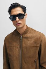 Cognac Suede Jacket United States