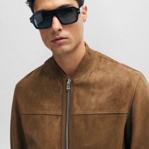 Cognac Suede Jacket United States