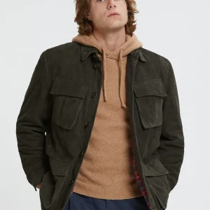 Forest Green Suede Jacket