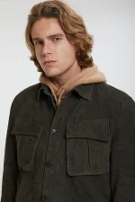 Forest Green Suede Jacket United States