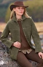 Olive Suede Jacket