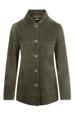 Olive Suede Jacket US