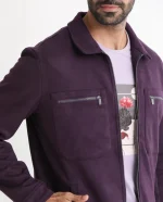 Purple Suede Jacket US