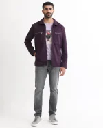 Purple Suede Jacket USA
