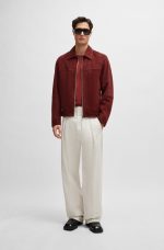 Red Suede Jacket US