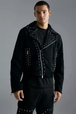 Studded Suede Jacket