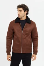 Suede Aviator Jacket