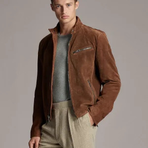 Suede Biker Jacket