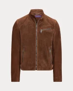 Suede Biker Jacket US