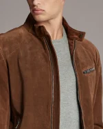 Suede Biker Jacket USA