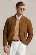 Suede Bomber Jacket