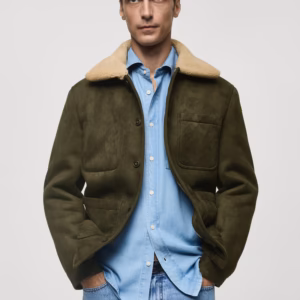 Suede Fleece Lined Jacket