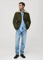 Suede Fleece Lined Jacket US