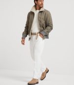 Suede Military Jacket