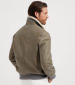 Suede Military Jacket USA