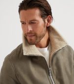 Suede Military Jacket USA