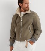 Suede Military Jacket United States