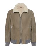 Suede Military Jacket