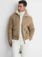 Suede Shearling Jacket