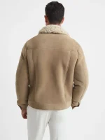 Suede Shearling Jacket