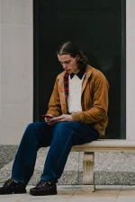 Tobacco Suede Jacket