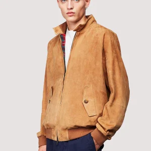 Tobacco Suede Jacket US