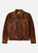 Vintage Suede Trucker Jacket