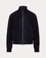 Navy Suede Jacket